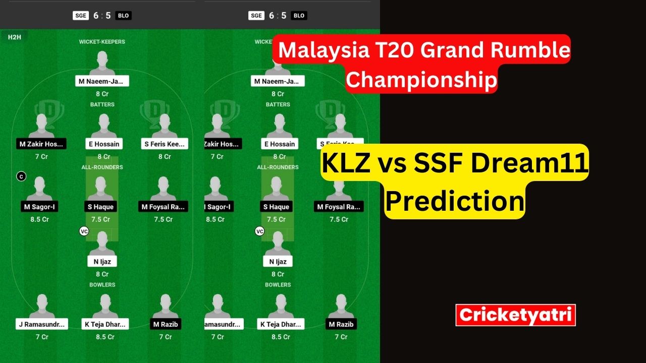 KLZ vs SSF Dream11