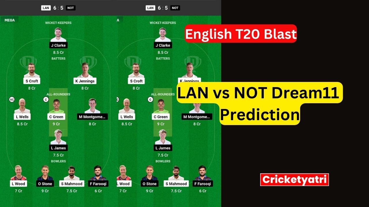 LAN vs NOT Dream11