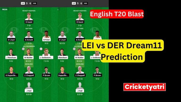 LEI vs DER Dream11