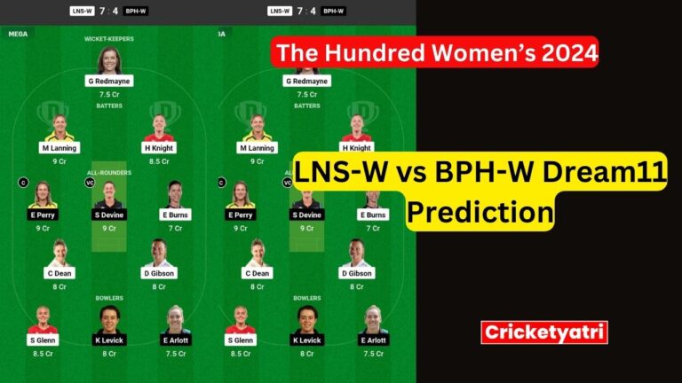 LNS-W vs BPH-W Dream11