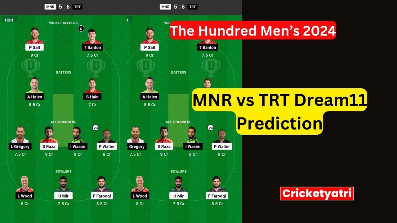 MNR vs TRT Dream11