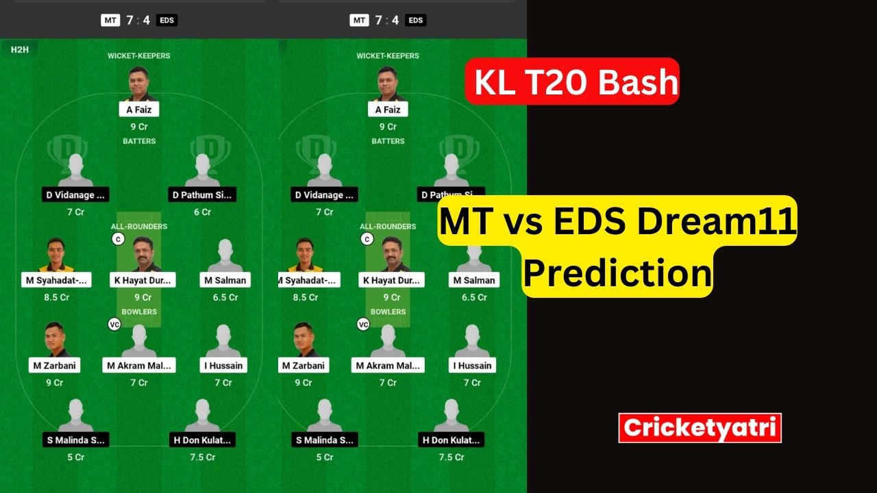 MT vs EDS Dream11