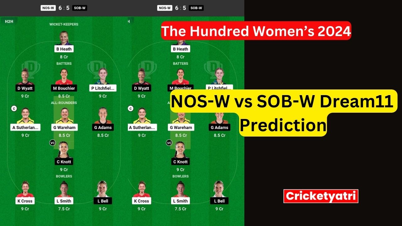 NOS-W vs SOB-W Dream11