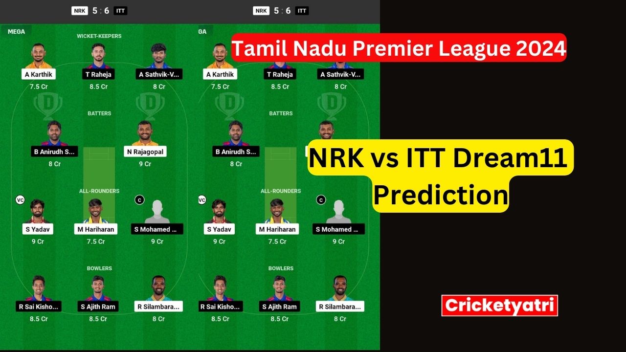 NRK vs ITT Dream11