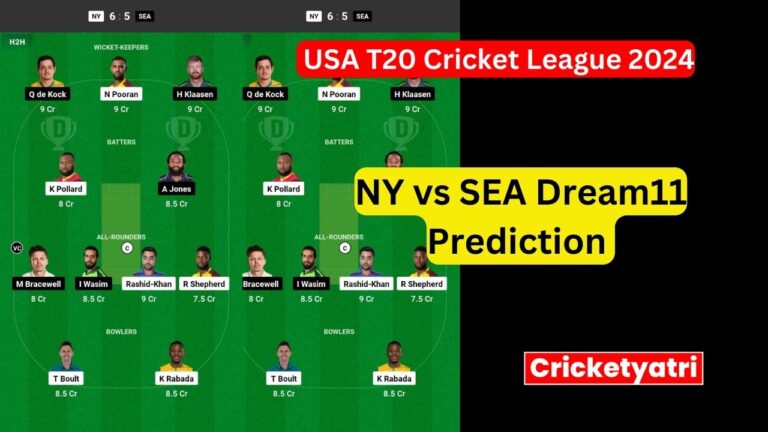 NY vs SEA  Dream11