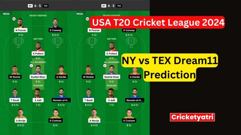 NY vs TEX  Dream11