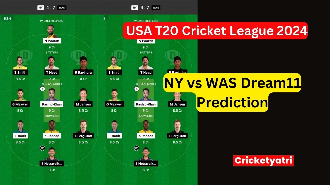 NY vs WAS Dream11