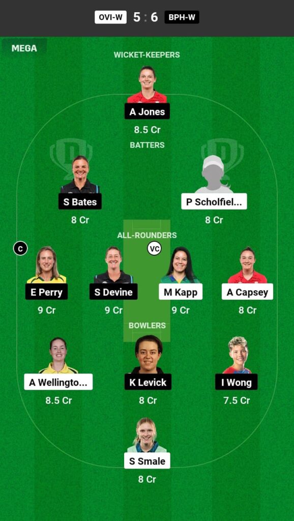 OVI-W vs BPH-W Dream11