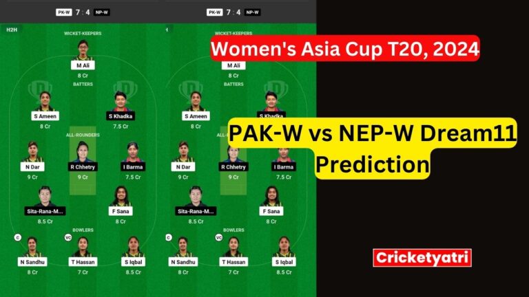 PAK-W vs NEP-W Dream11