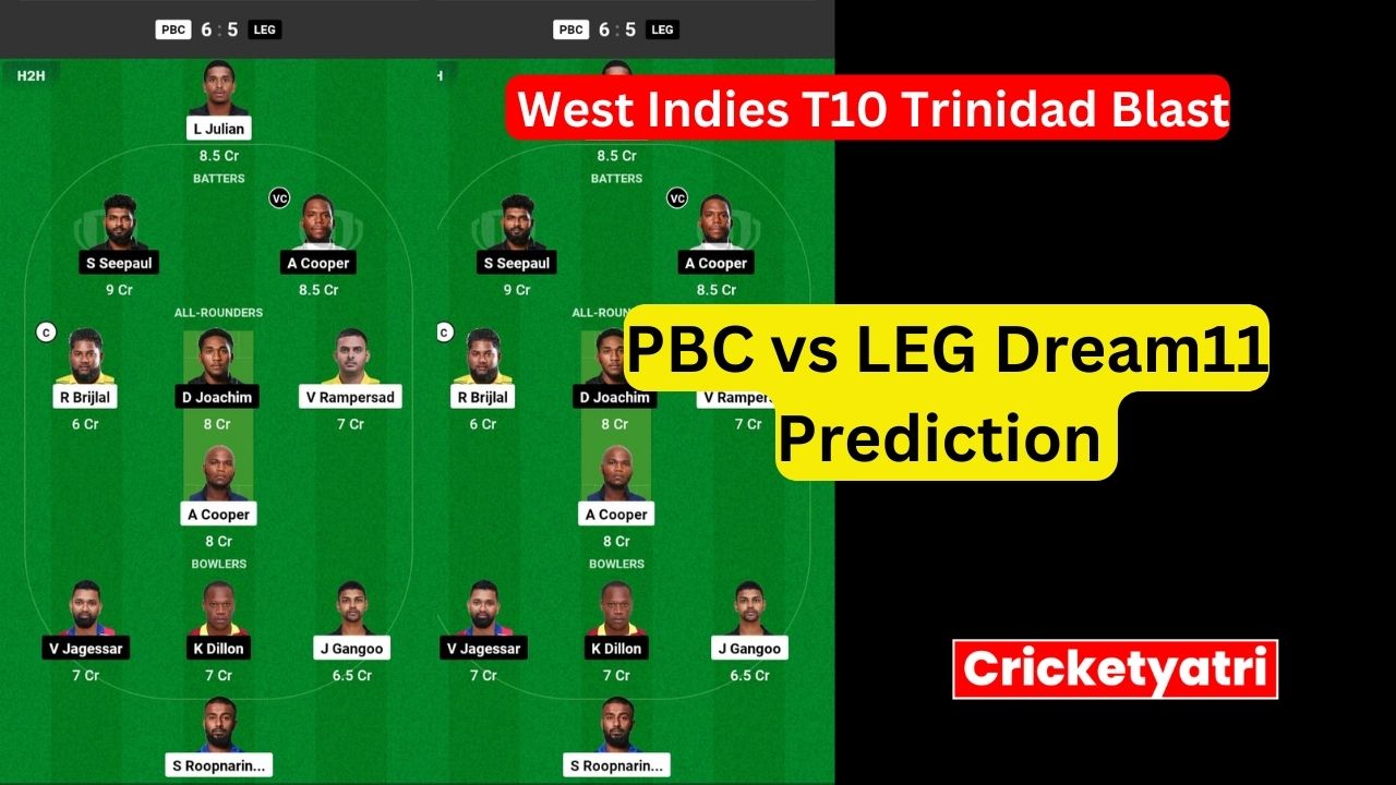 PBC vs LEG Dream11