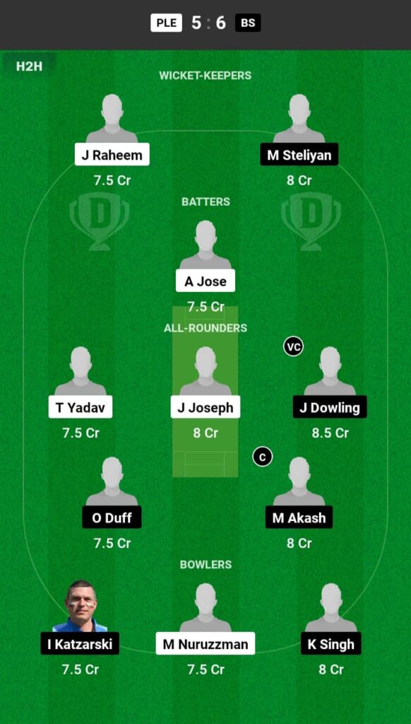 PLE vs BS Dream11