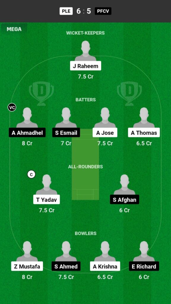 PLE vs PFCV Dream11