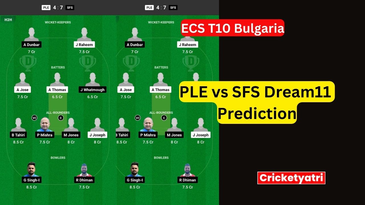 PLE vs SFS Dream11