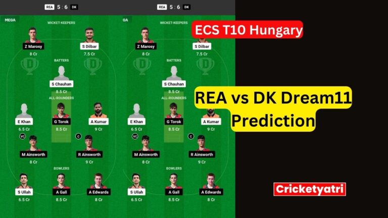 REA vs DK Dream11