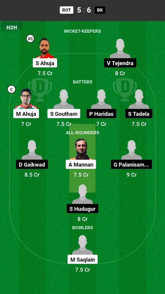 ROT v BK Dream11