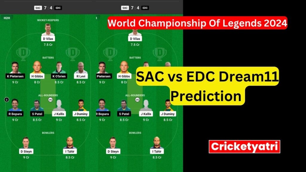 SAC vs EDC Dream11