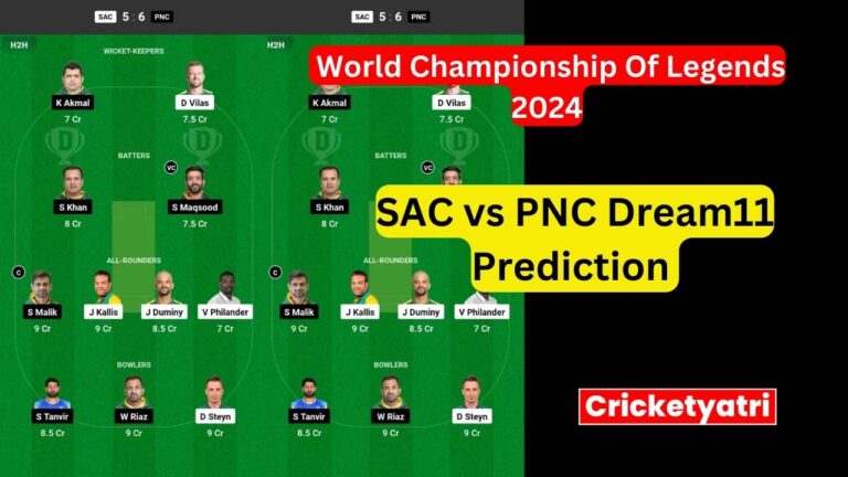 SAC vs PNC Dream11