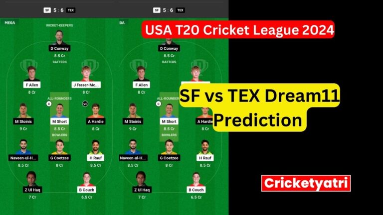 SF vs TEX  Dream11