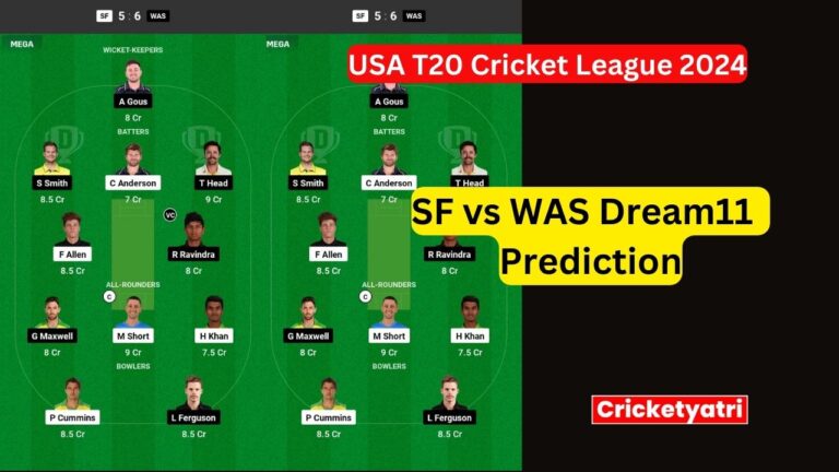 SF vs WAS Dream11