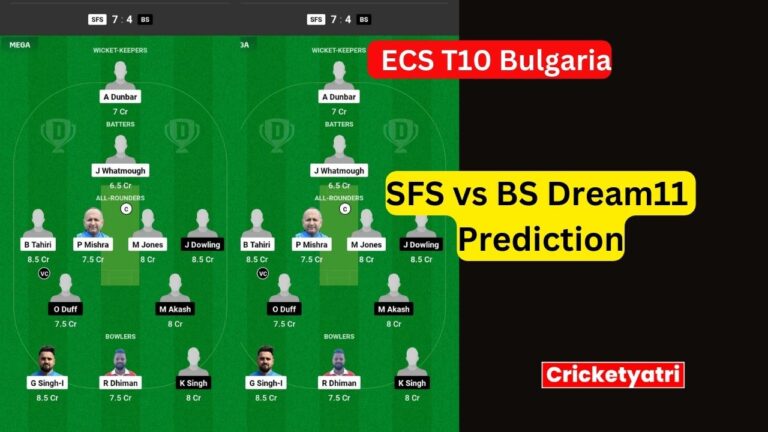 SFS vs BS Dream11