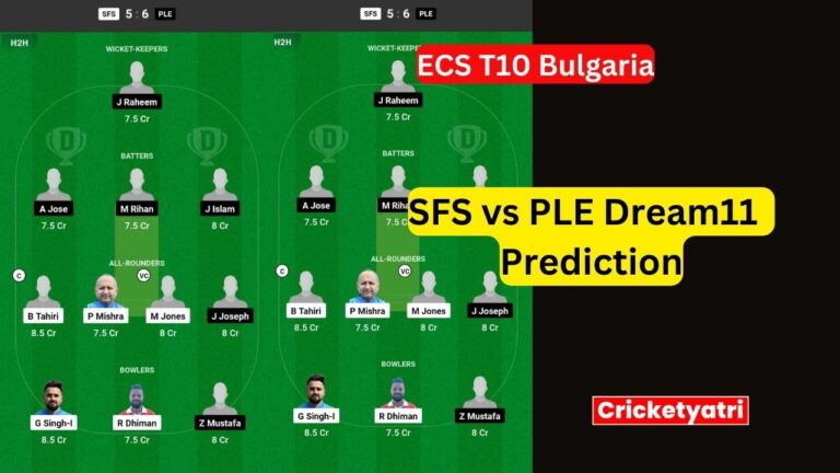 SFS vs PLE Dream11