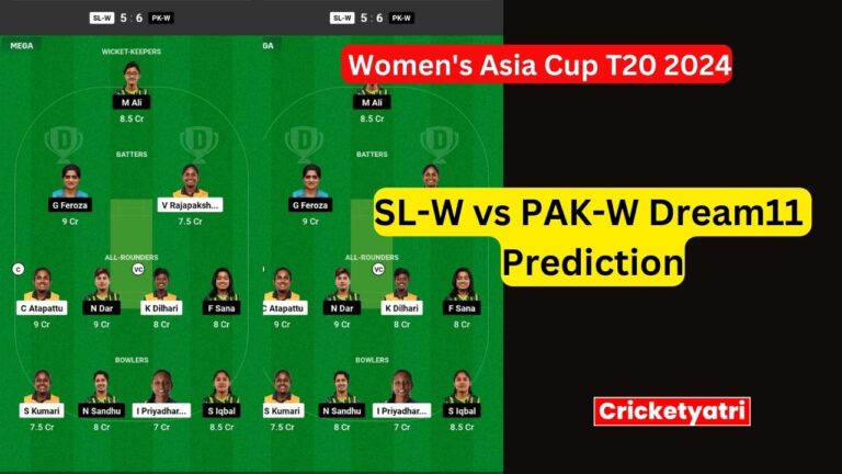 SL-W vs PAK-W Dream11