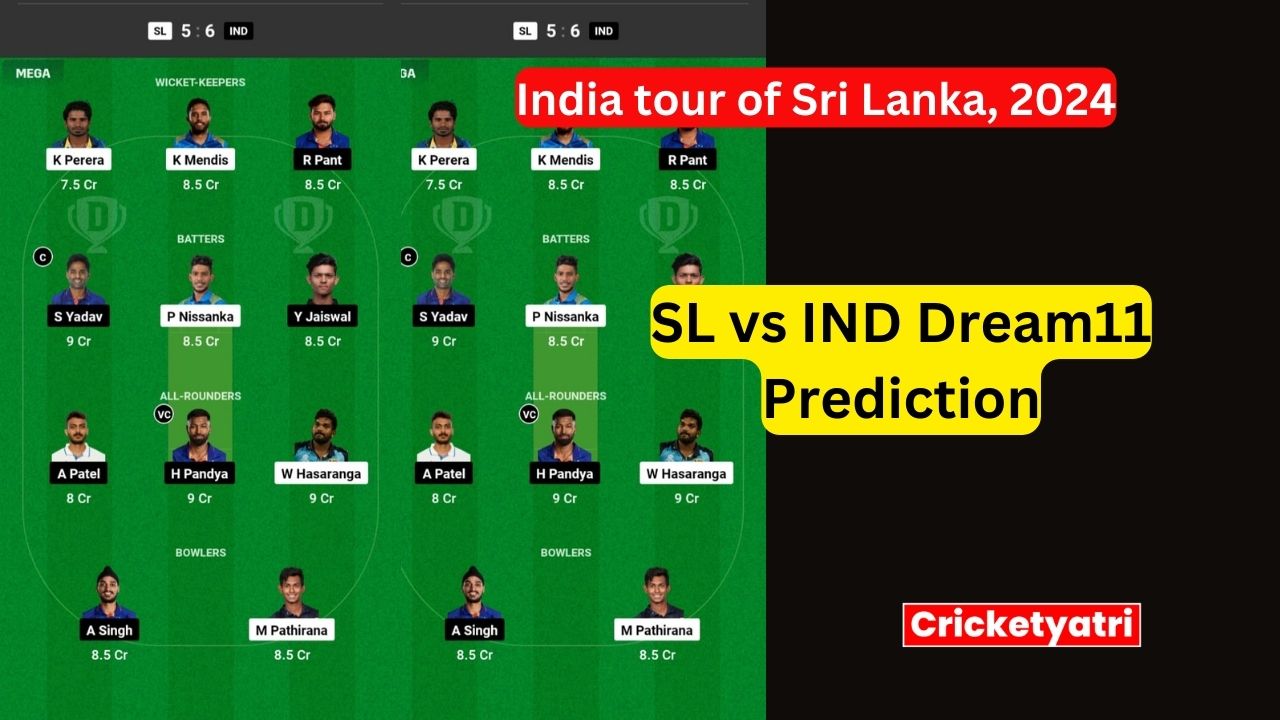 SL vs IND Dream11