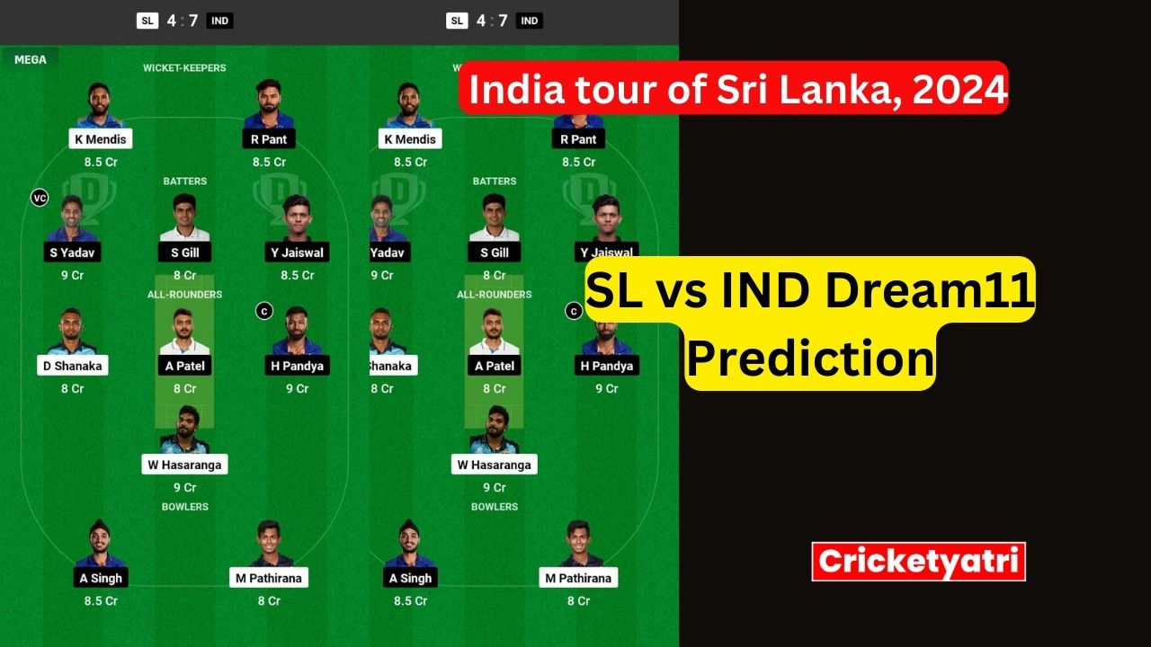 SL vs IND Dream11