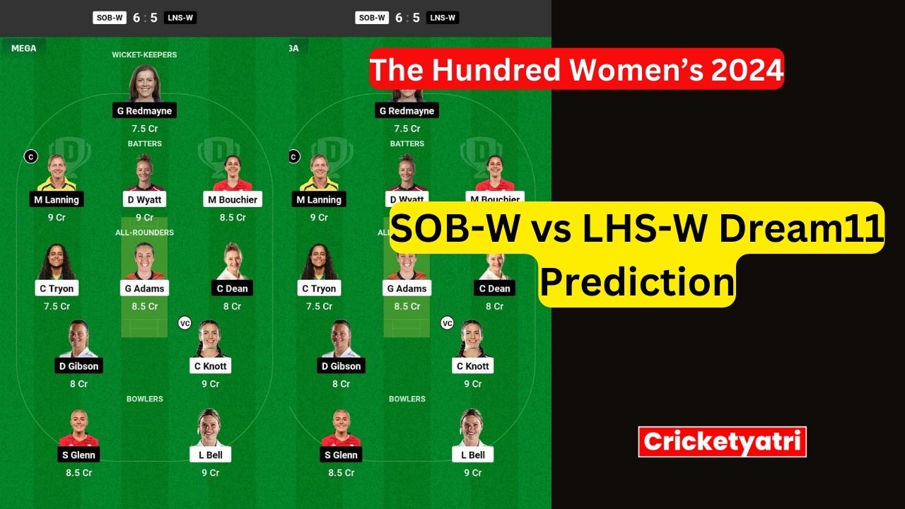 SOB-W vs LHS-W Dream11