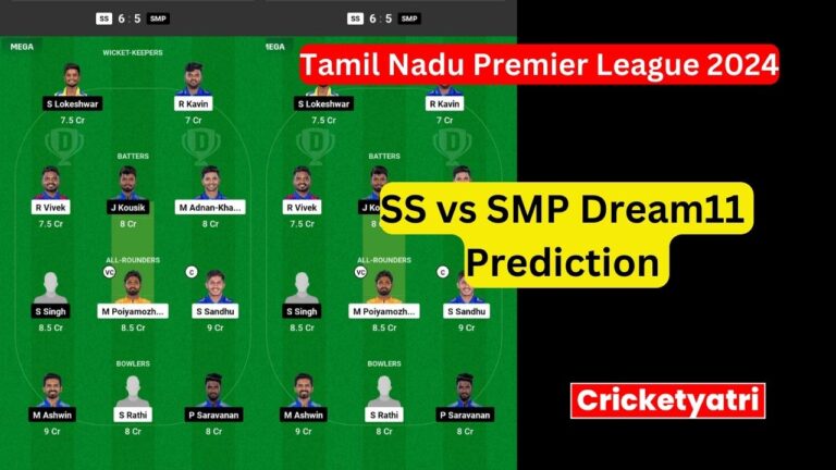 SS vs SMP Dream11