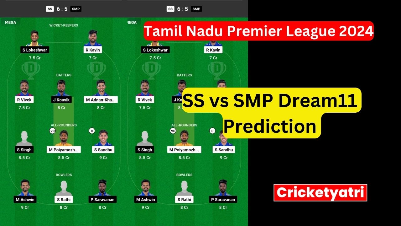 SS vs SMP Dream11