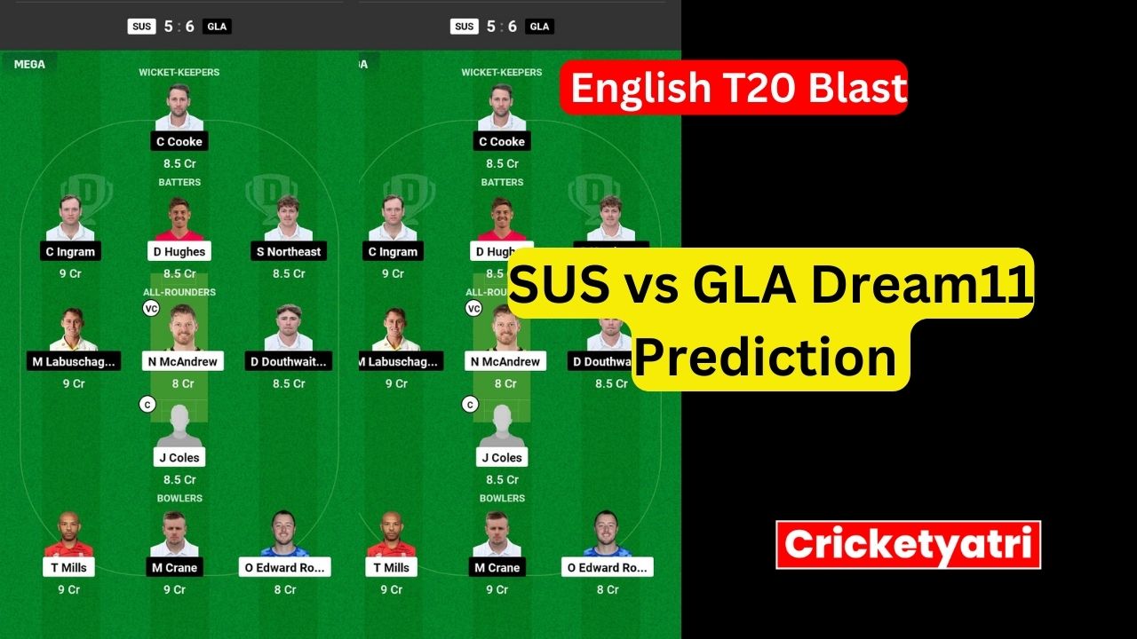 SUS vs GLA Dream11