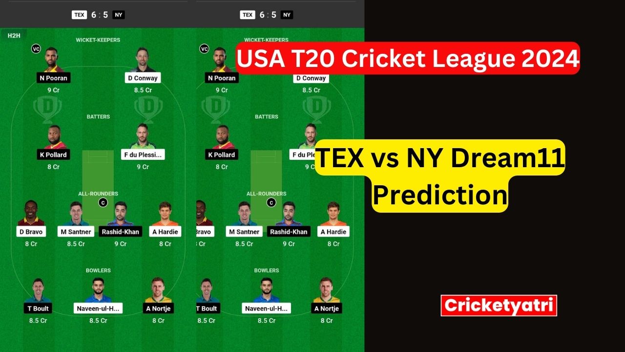 TEX vs NY Dream11