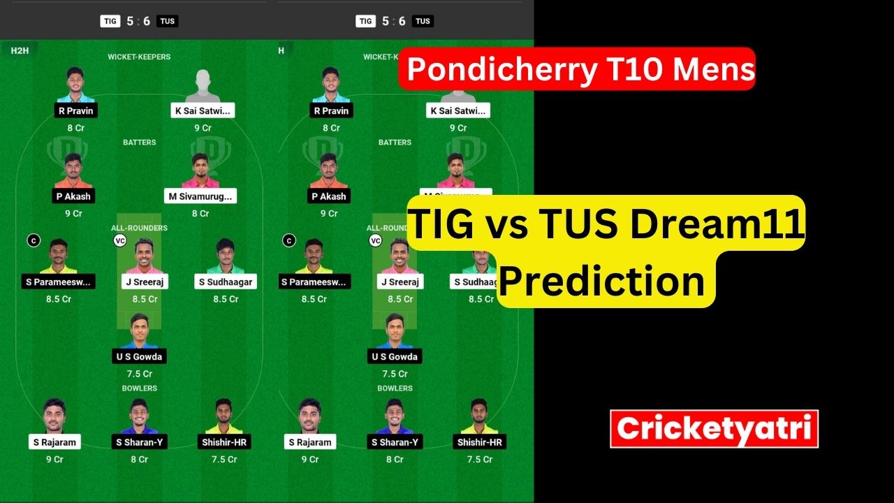 TIG vs TUS Dream11