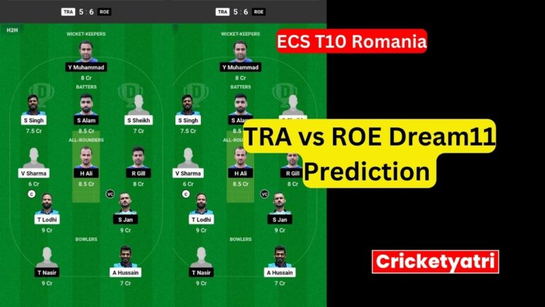 TRA vs ROE Dream11