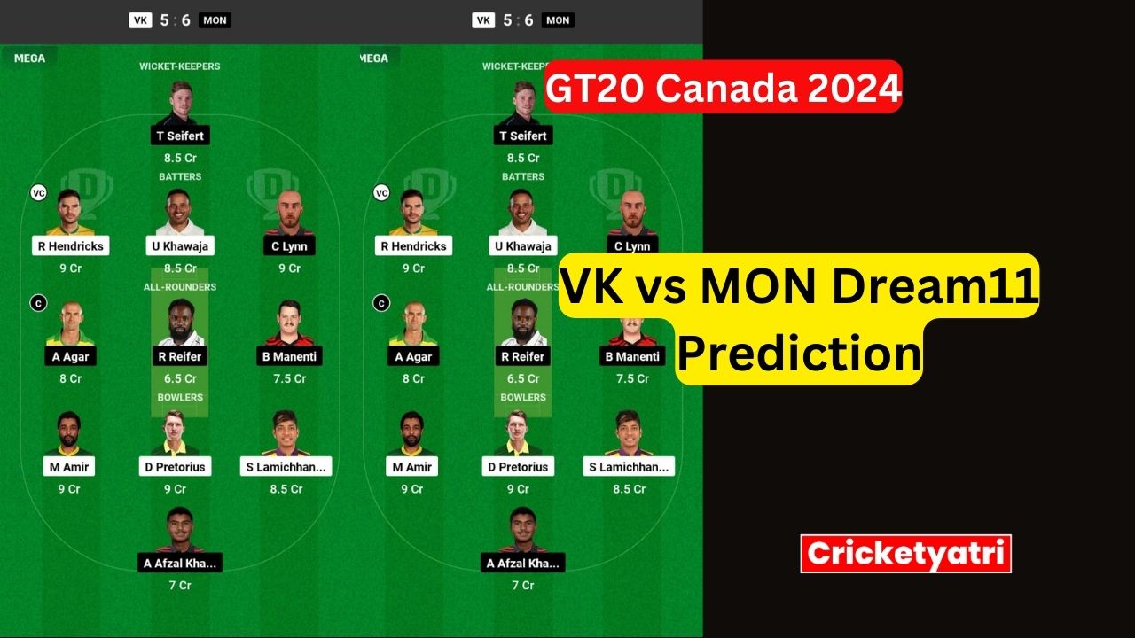 VK vs MON Dream11