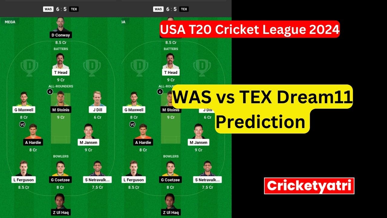 WAS vs TEX  Dream11