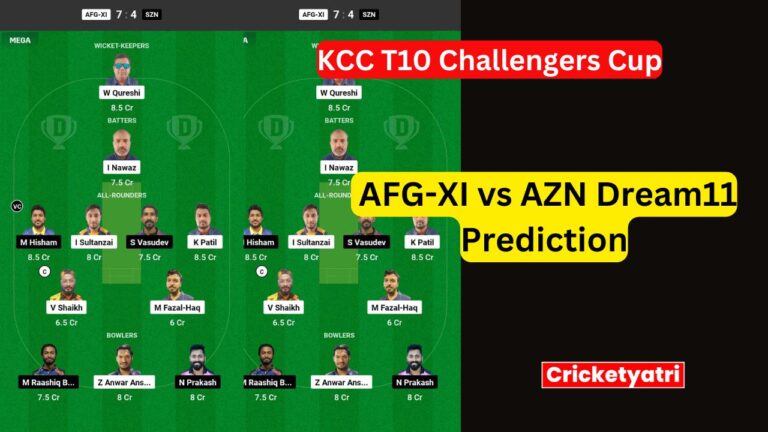 AFG-XI vs AZN Dream11