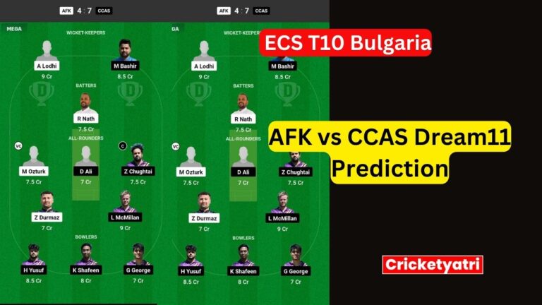 AFK vs CCAS Dream11