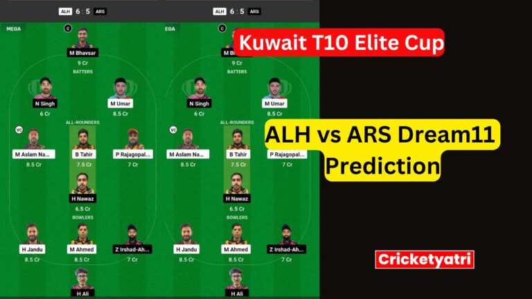 ALH vs ARS Dream11