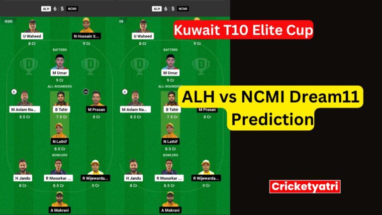 ALH vs NCMI Dream11