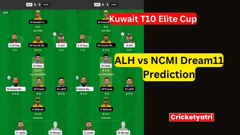 ALH vs NCMI Dream11