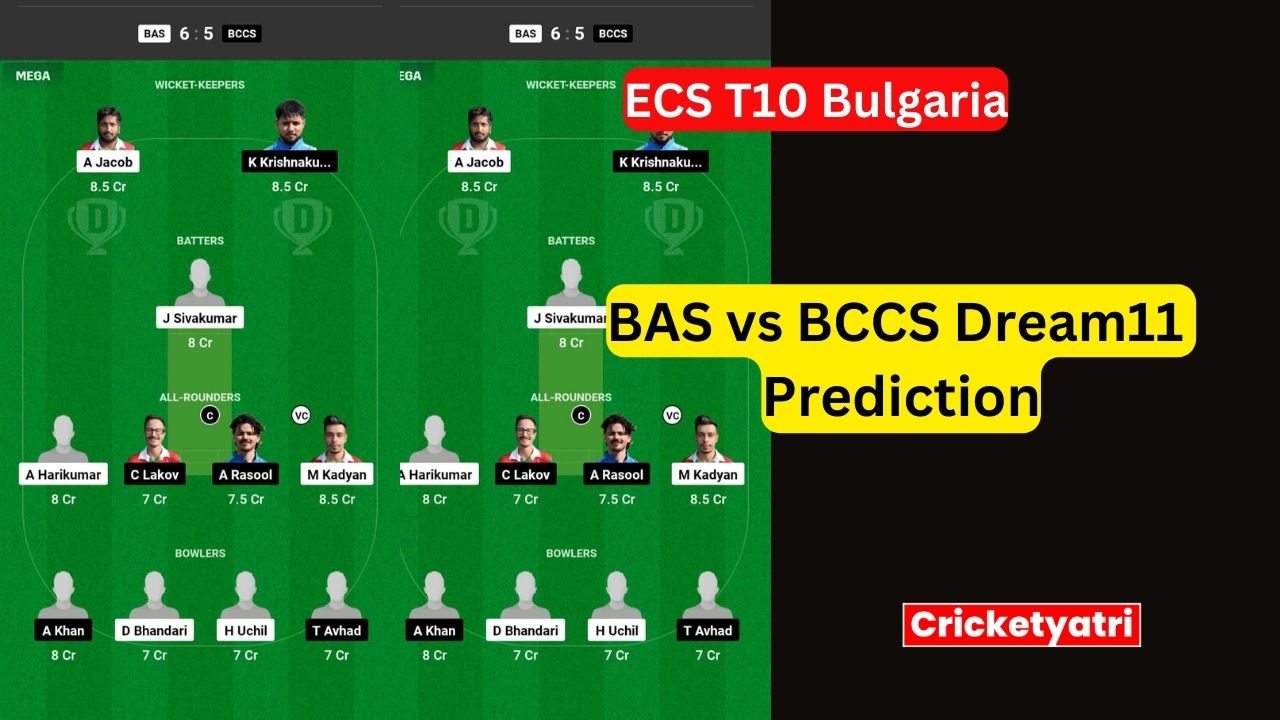 BAS vs BCCS Dream11