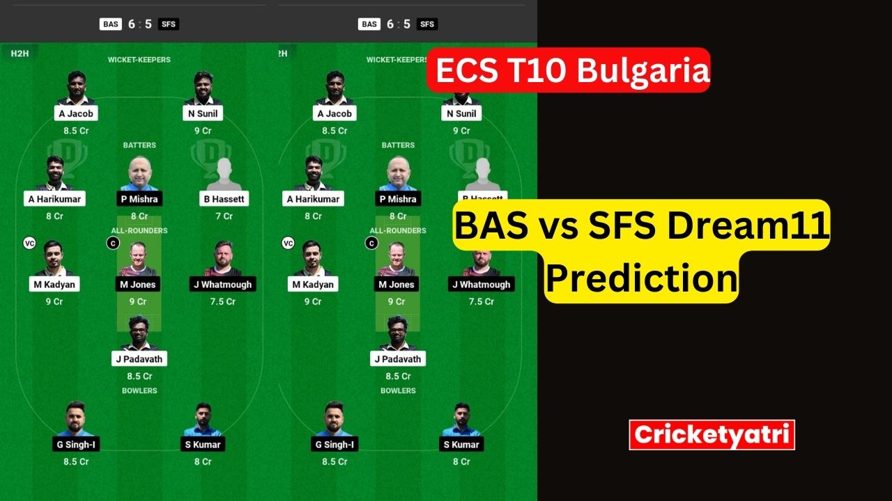 BAS vs SFS Dream11