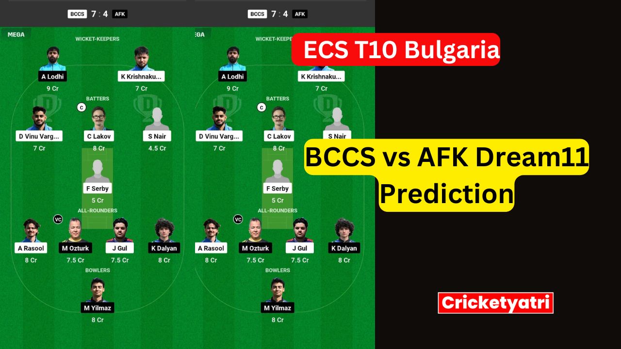 BCCS vs AFK Dream11