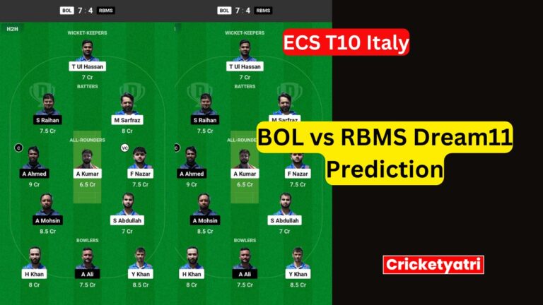 BOL vs RBMS Dream11