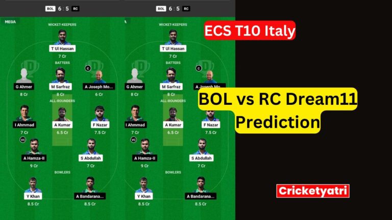 BOL vs RC Dream11