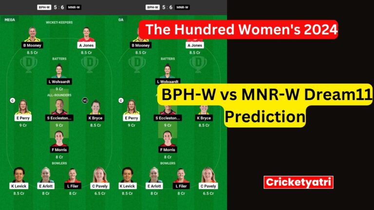 BPH-W vs MNR-W Dream11