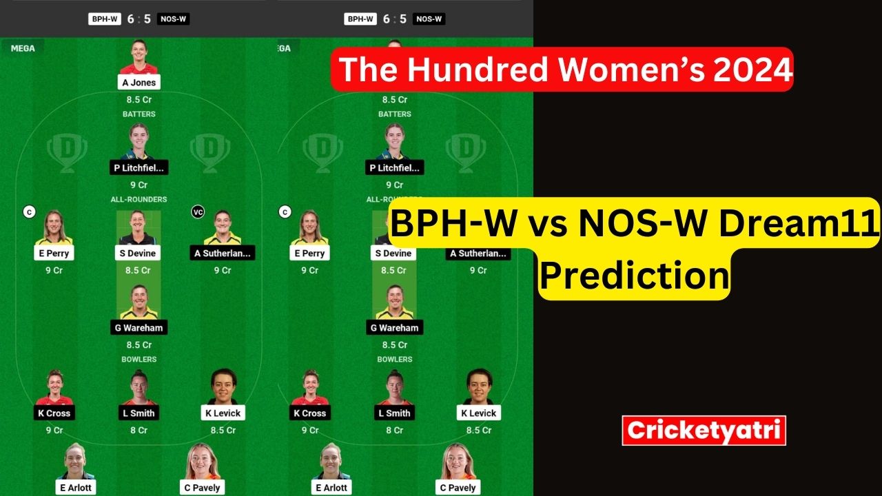 BPH-W vs NOS-W Dream11