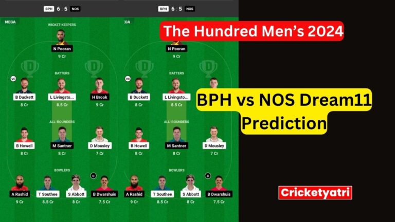 BPH vs NOS Dream11